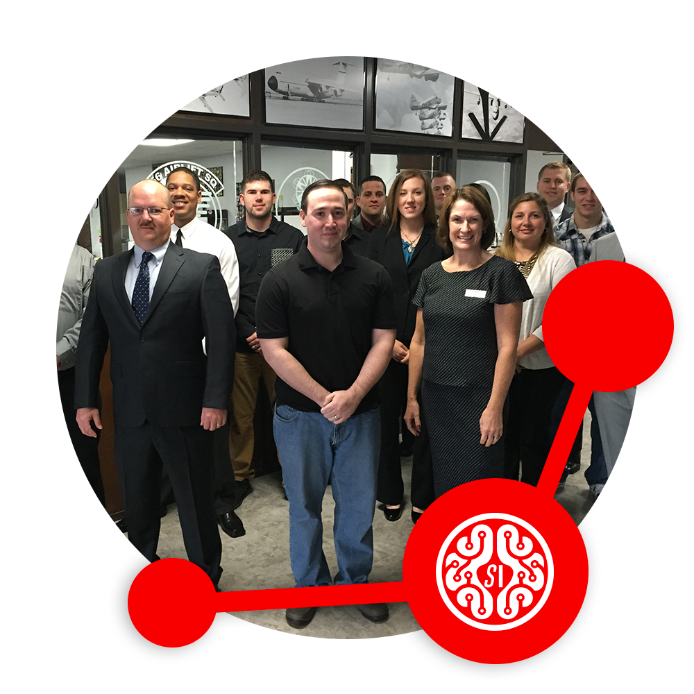 Meegan leading a workshop at Altus Airforce Base in Altus, OK